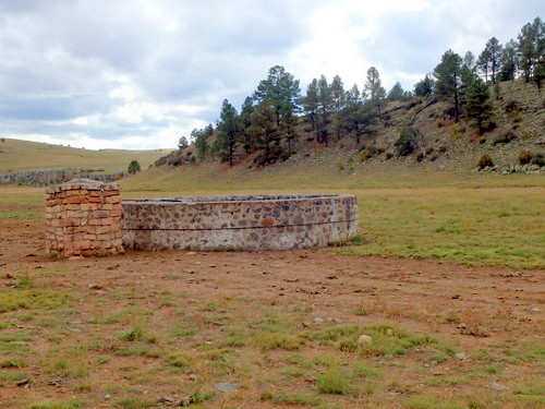 GDMBR: This is a well-known but empty rock and cement cistern.